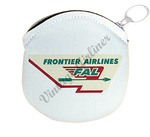 Frontier Airlines 1950's Logo Round Coin Purse