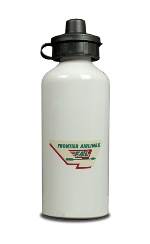 Frontier Airlines 1950's Aluminum Water Bottle