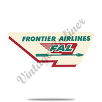 Frontier Airlines 1950's Logo Round Coaster