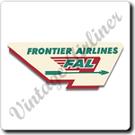 Frontier Airlines 1950's Logo Square Coaster