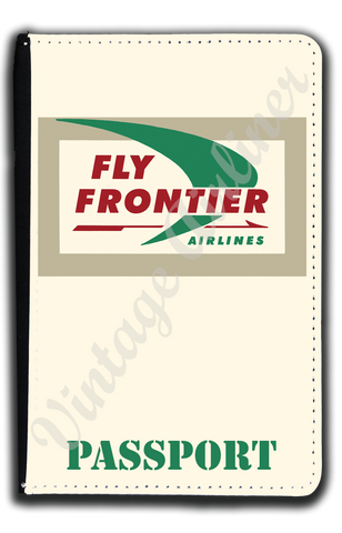 Frontier Airlines 1960's Logo Passport Case