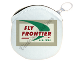 Frontier Airlines 1960's Logo Round Coin Purse