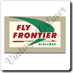 Frontier Airlines 1960's Logo Square Coaster
