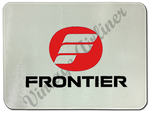 Frontier Airlines Last Logo Glass Cutting Board