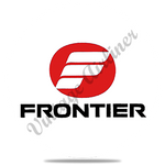 Frontier Airlines Logo 1977-1986 Round Coaster