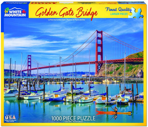 Golden Gate Bridge Puzzle by White Mountain - (1,000 pieces)