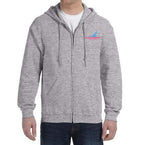 Piedmont Airlines Logo Zipped Hooded Sweatshirt