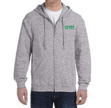 Ozark Airlines Logo Zipped Hooded Sweatshirt