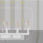 HERPA MUNICH AIRPORT CARDBOARD SOUTH PIER 1/500