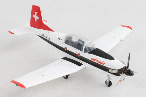 HERPA SWISSAIR PC7 1/200 TURBO TRAINER (**)