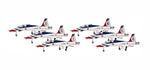 HOGAN USAF THUNDERBIRDS T38 1/200 6 PLANE SET