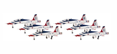 HOGAN USAF THUNDERBIRDS T38 1/200 6 PLANE SET