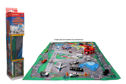 LARGE AIRPORT PLAYMAT (FELT) 41 1/4 X 31 1/2 INCHES