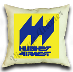 Hughes Airwest Logo Linen Pillow Case Cover