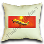 Hughes Airwest DC9 Linen Pillow Case Cover