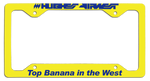 Hughes Airwest - Top Banana in the West - License Plate Frame