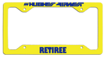 Hughes Airwest Retiree - License Plate Frame