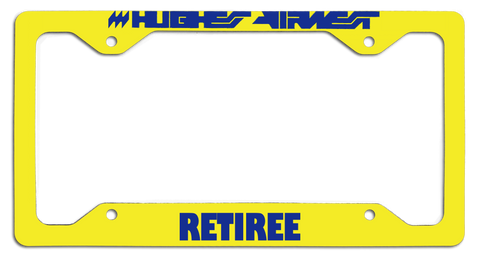 Hughes Airwest Retiree - License Plate Frame