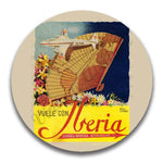 Iberia Airlines 1940's DC-4 South America Magnets