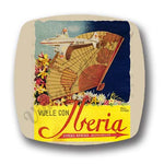 Iberia Airlines 1940's DC-4 South America Magnets