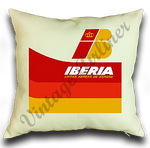 Iberia Airlines Logo Linen Pillow Case Cover