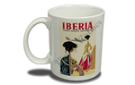 Iberia Airlines 1950's Matador Bag Sticker  Coffee Mug