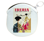 Iberia Airlines 1950's Matador Bag Sticker Round Coin Purse