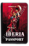 Iberia Airlines 1950's Fandango Dancers Bag Sticker Passport Case