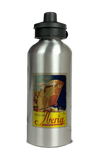 Iberia Airlines 1940's DC-4 South America Aluminum Water Bottle
