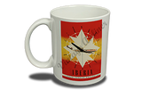 Iberia Airlines 1950's Constellation Bag Sticker  Coffee Mug