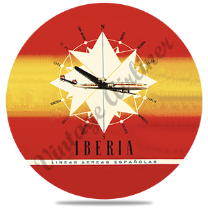 Iberia Airlines 1950's Constellation Round Coaster