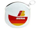 Iberia Airlines Logo Round Coin Purse