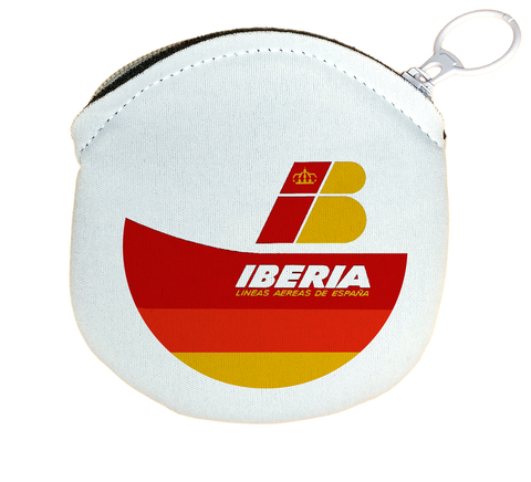 Iberia Airlines Logo Round Coin Purse