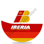 Iberia Airlines Logo Round Coaster