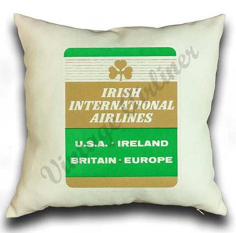 Aer Lingus Irish International Airlines Pillow Case Cover