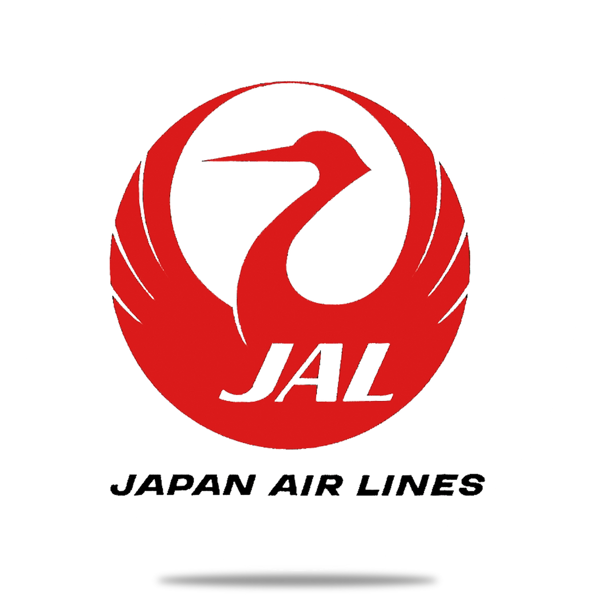 Japan Airlines Logo Round Coaster – Airline Employee Shop