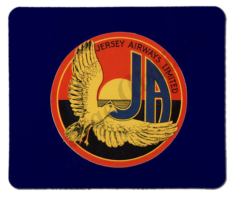 Jersey Airways Vintage Mousepad