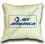 Jet America Logo Linen Pillow Case Cover