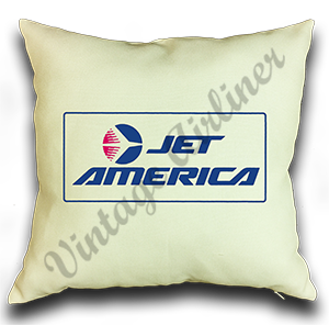 Jet America Logo Linen Pillow Case Cover