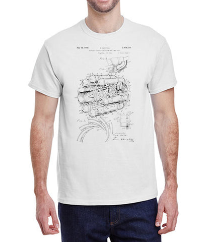 Jet Engine Patent T-Shirt