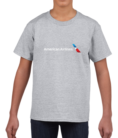 2013 AA Logo Grey Full Chest Kids T-Shirt