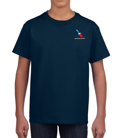 2013 AA Logo Navy Left-Chest Kids T-Shirt