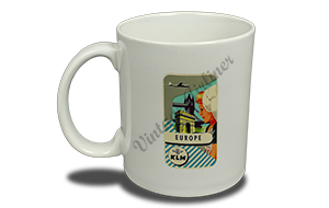 KLM  Vintage Europe  Coffee Mug