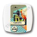 KLM  Vintage Europe Magnets