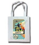 KLM  Vintage Europe Tote Bag