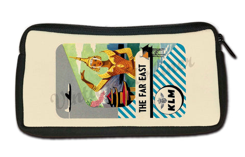 KLM Vintage The Far East Travel Pouch