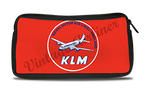 KLM 1950's Vintage Bag Sticker Travel Pouch