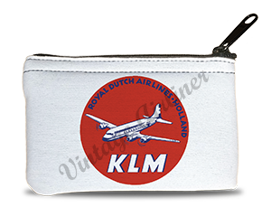 KLM Vintage Bag Sticker Rectangular Coin Purse