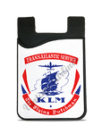 KLM Trans Atlantic Bag Sticker Card Caddy