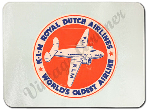 KLM Airlines Cutting Board